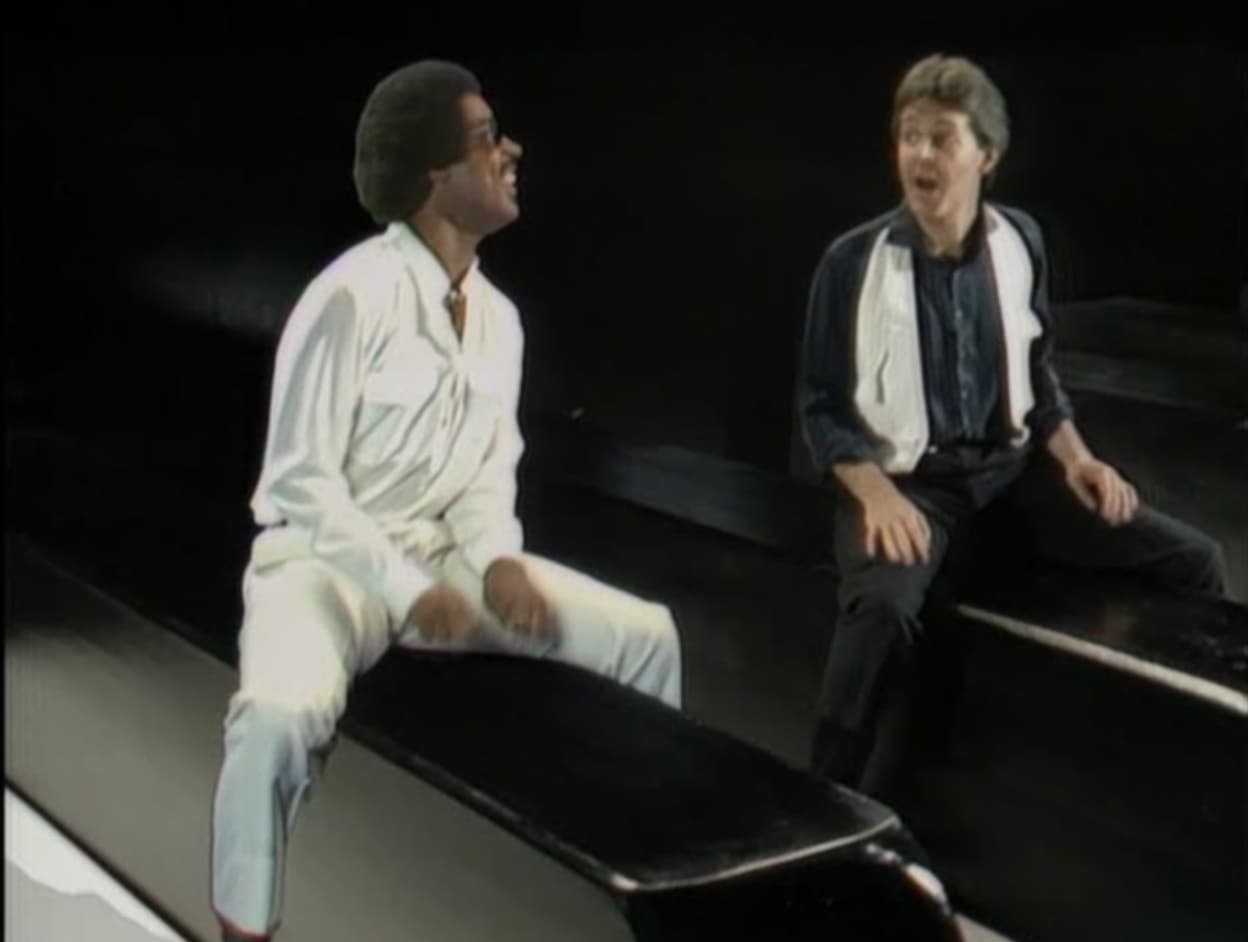 ebony and ivory paul mccartney and stevie wonder video